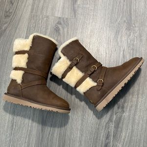 Worn once UGG boots: children size 4